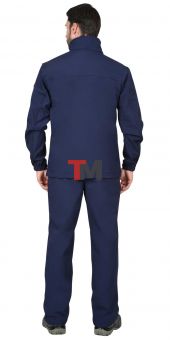 Куртка АЗОВ синий софтшелл пл 350 г/кв.м 