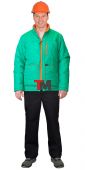 Куртка ПРАГА-Люкс зеленое яблоко (подкладка оранжевый флис)