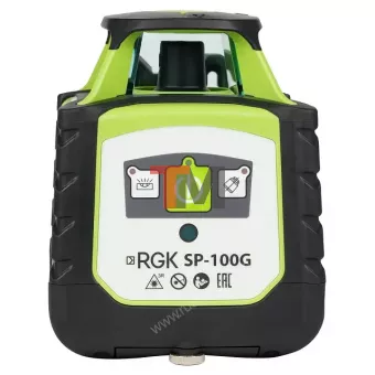 Комплект ротационный нивелир RGK SP-100G + штатив, рейка