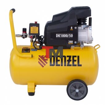 Компрессор воздушный DK1800/50, Х-PRO 1.8 кВт, 280л/мин, 50л Denzel