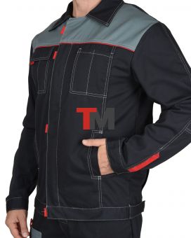 Костюм ФАВОРИТ куртка, полукомбинезон, 100% х/б, пл. 270 г/кв.м