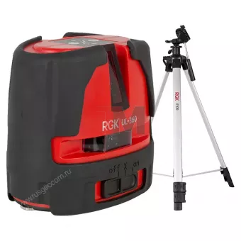 Комплект лазерный уровень RGK UL-360 + штатив RGK F170