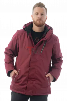 Зимняя куртка Brodeks KW210, темно-красный (S)