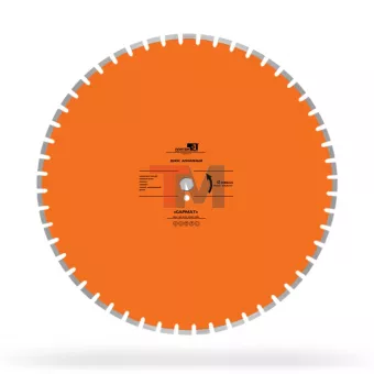 АЛМАЗНЫЙ ДИСК САРМАТ Ø900/R400/40х4,5х10+2/Z52/3,5/25,4+