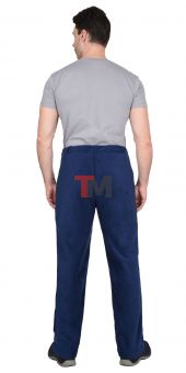 Брюки флисовые АКТИВ темно-синий пл 280 г/кв.м