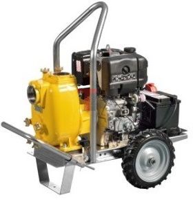 Дизельная мотопомпа Varisco VAR 4-100 MLD10 G10 TROLLEY