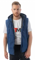 Жилет утепленный Brodeks KW112, синий (2XL)