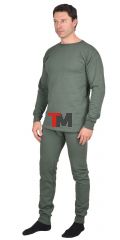 Бельё нательное трикотажное с начёсом (зима),оливковые тона,пл.250 г/кв.м Россия, ГОСТ