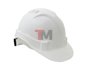 КАС(104)К-03 Каска защитная ЕВРОПЛАСТ белая с храповым механизмом