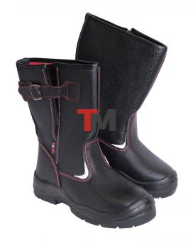 Сапоги , кожа, ПКП, ПУ-Нитрил