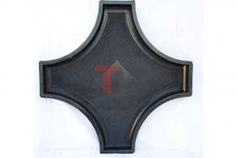 Форма декор Alpha 'Коло крест', 50х50х5