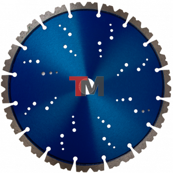 АЛМАЗНЫЙ СЕГМЕНТНЫЙ ДИСК ПО ГРАНИТУ ПРИРОДНОМУ КАМНЮ, КЛИНКЕРУ, ЖЕЛЕЗОБЕТОНУ D230 ММ BYCON LASER GRANIT