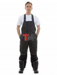 Зимний полукомбинезон Brodeks KW403, черный (3XL)