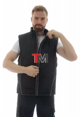 Жилет утепленный Brodeks KW101, синий/черный (2XL)