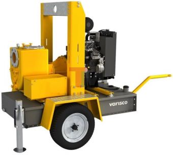 Дизельная мотопомпа Varisco VAR 6-400 FZD18 G11 TRAILER