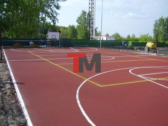 Покрытия из резиновой крошки для спортивных площадок