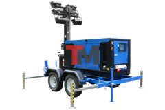 ДГУ ТСС Стандарт ЭД-24-Т400-1РКМ10 на шасси с мачтой освещения