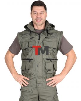 Костюм ТИГР куртка, брюки (тк. Rodos 245) Оливковый