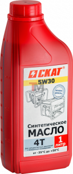 Масло СКАТ для 4-тактных двигателей синтетическое SAE 5W30 1 л