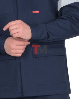 Костюм ТЕРМИНАЛ-3-РОСС куртка, брюки оранжевая с темно-синим