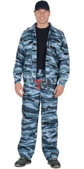 Костюм БЛОКПОСТ/ВЫМПЕЛ куртка, брюки (тк.смесовая) КМФ Серый вихрь