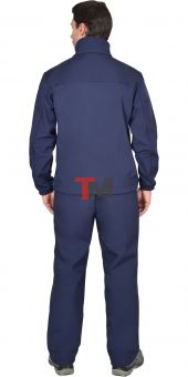 Костюм АЗОВ синий софтшелл пл 350 г/кв.м 