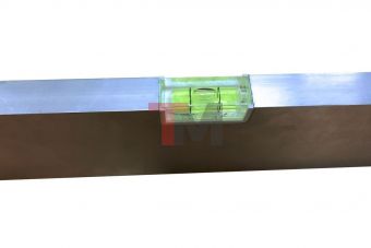 Уровень алюминиевый, с 2-мя глазками Maurerfreund 2,0 м