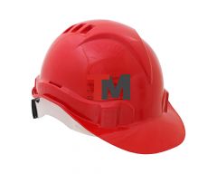 КАС(104)К-03 Каска защитная ЕВРОПЛАСТ красная с храповым механизмом