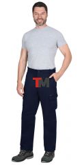 Брюки ТАКТИК синий тк. механический стрейч с ВО