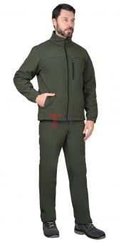 Куртка АЗОВ хаки софтшелл пл 350 г/кв.м 