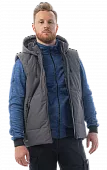 Жилет утепленный Brodeks KW112, серый (3XL)