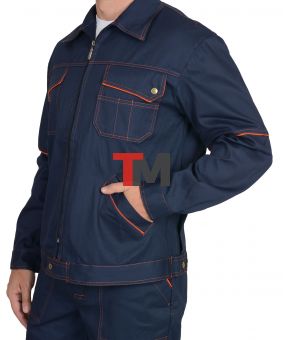 Костюм ПРОФИ-2 куртка, брюки 100% х/б, пл. 210 г/кв.м
