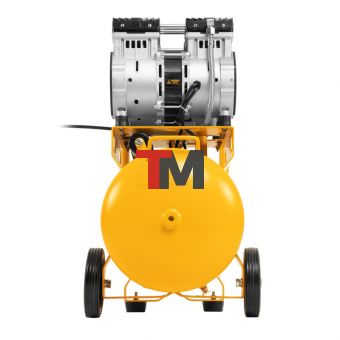 Компрессор безмасляный, малошумный DLS 2200/50, 2200 Вт, 2x1100, 50 л, 380 л/мин// Denzel