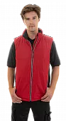 Жилет утепленный Brodeks KW101, красный/черный (2XL)