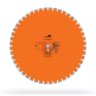 АЛМАЗНЫЙ ДИСК ТАЙФУН Ø800/R400/40х4,5х10+2/Z48/3,5/60