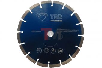 Алмазный диск TDR для старого бетона, с лазерной сваркой сегмента, формы 1A1RSS. Алмазный круг - 230 мм