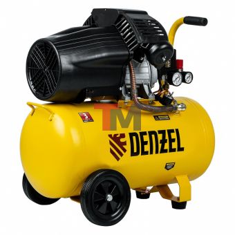 Компрессор воздушный DCV2200/50, прямой привод, 2.2 кВт, 50 литров, 380 л/мин Denzel