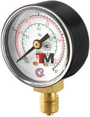 Манометр Сварог ТМ-210Р (0-30/ 0-32L/min(0,4MПА) М12х1,5 CO2/Ar