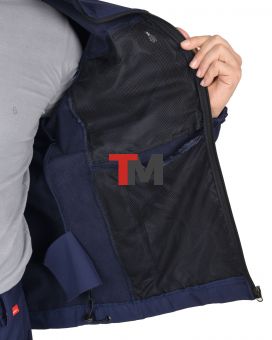Костюм АЗОВ синий софтшелл пл 350 г/кв.м 