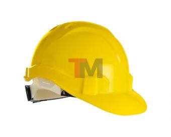 КАС(102)К-01 Каска защитная ЕВРОПА жёлтая c храповым механизмом