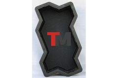 Форма декор Alpha 'Волна шагрень', 23.7x10.3x6