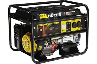 Портативный бензогенератор Huter DY6500LX