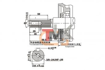 Двигатель Loncin G420FD (I тип)