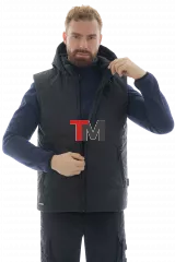 Утепленный жилет Brodeks KW 112, черный