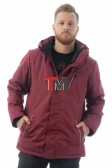Зимняя куртка Brodeks KW210, темно-красный (3XL)