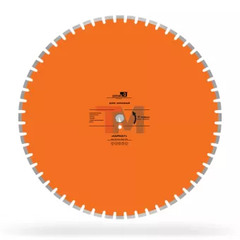 АЛМАЗНЫЙ ДИСК САРМАТ Ø1000/R400/40х4,5х10+2/Z56/3,5/60