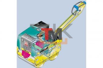 Ручная виброкатка ARW 65 With Hatz Diesel Engine