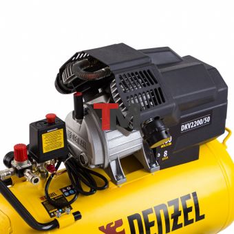 Компрессор воздушный DKV2200/50, Х-PRO 2.2 кВт, 400 л/мин, 50 л Denzel