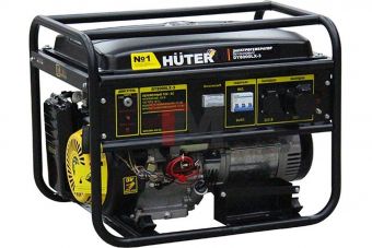 Портативный бензогенератор Huter DY8000LX-3