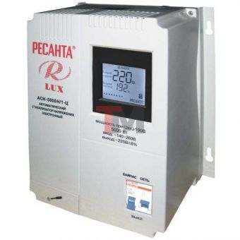Стабилизатор напряжения Ресанта АСН-5000Н/1-Ц Lux